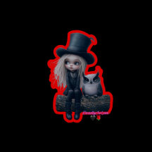 Maigre Mort Dans les autocollants d'amour