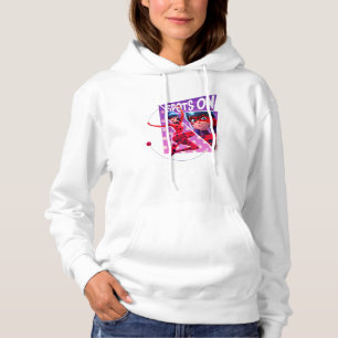 Maikäfer   Felder auf Lila Grafik Hoodie