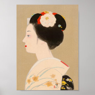 Maiko japanisches Mädchen in der Poster