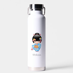 Maiko Kokeshi Doll - Niedliches japanisches Geisha Trinkflasche