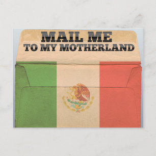 Mail an mich nach Mexiko Postkarte