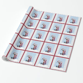 Mail Carrier Elf Holiday Wrapping Paper Geschenkpapier