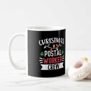 Mail Carrier Mailman Christmas Postal Crew Kaffeetasse