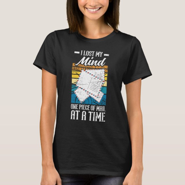 Mail Carrier Mailman Postarbeiter T-Shirt (Vorderseite)