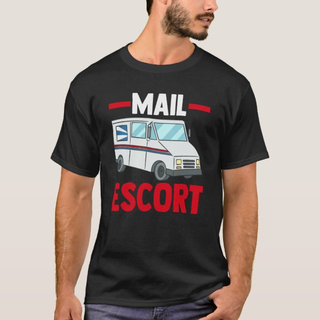 Mail Carrier Postman Mailman Postal Worker Mail Es T-Shirt (Vorderseite)