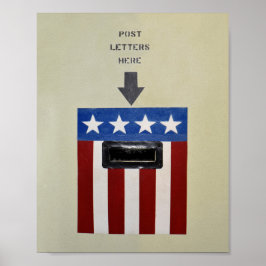 Mail Drop auf der USS Battleship Alabama" Poster