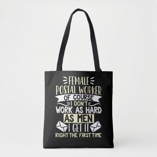 Mail Lady Carrier Female Postarbeiter Tasche (Vorderseite)