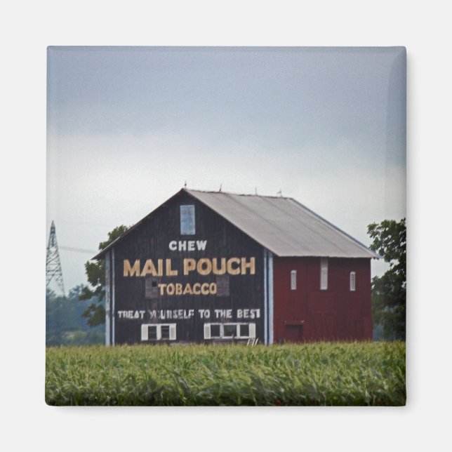 Mail Pouch Tobacco Barn Magnet (Vorne)