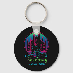 Mailand 2026 Eishockey Winter 2026 Und Duomo Di Mi Schlüsselanhänger