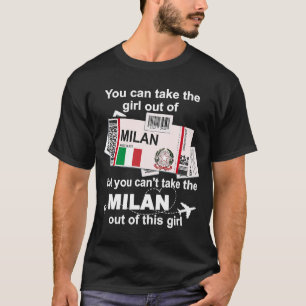 Mailand Boarding Pass Milan Girl Milan T-Shirt