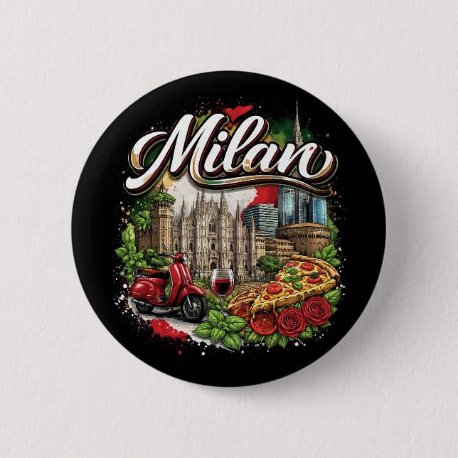 Mailand Button (Vorderseite)
