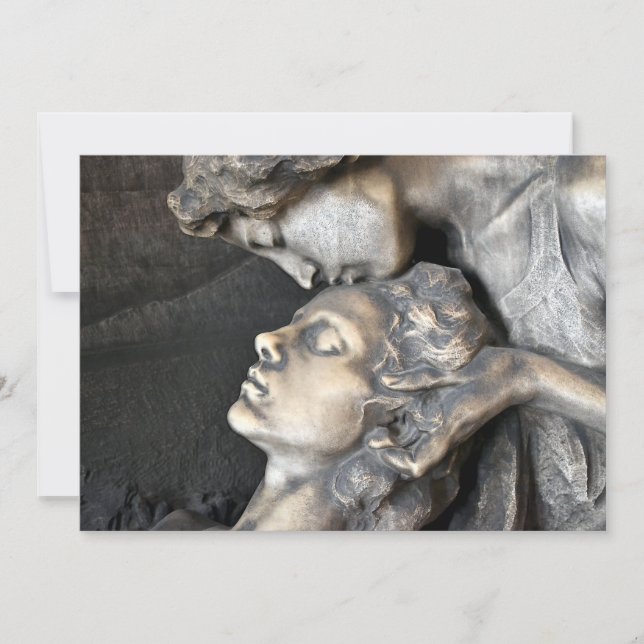 Mailand Friedhof Statue (Vorderseite)