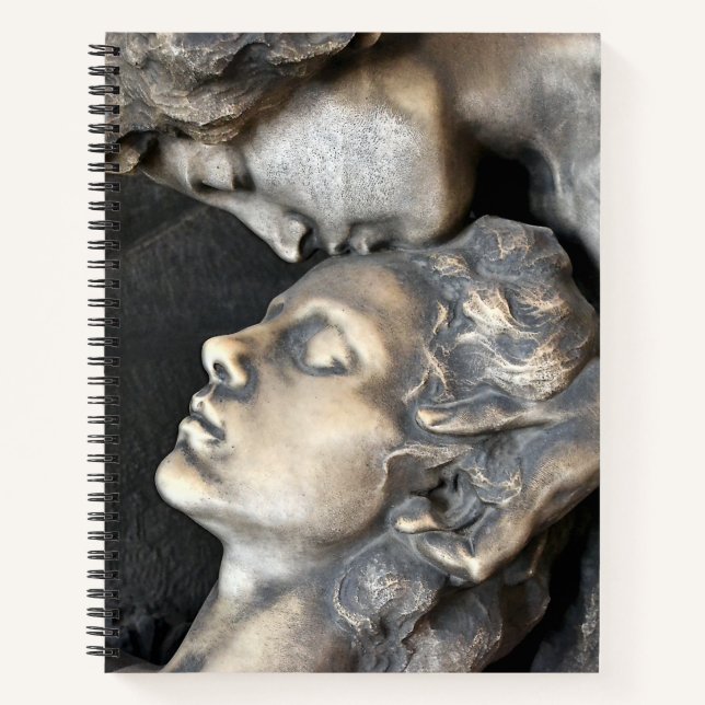 Mailand Friedhof Statue Notizbuch (Vorderseite)