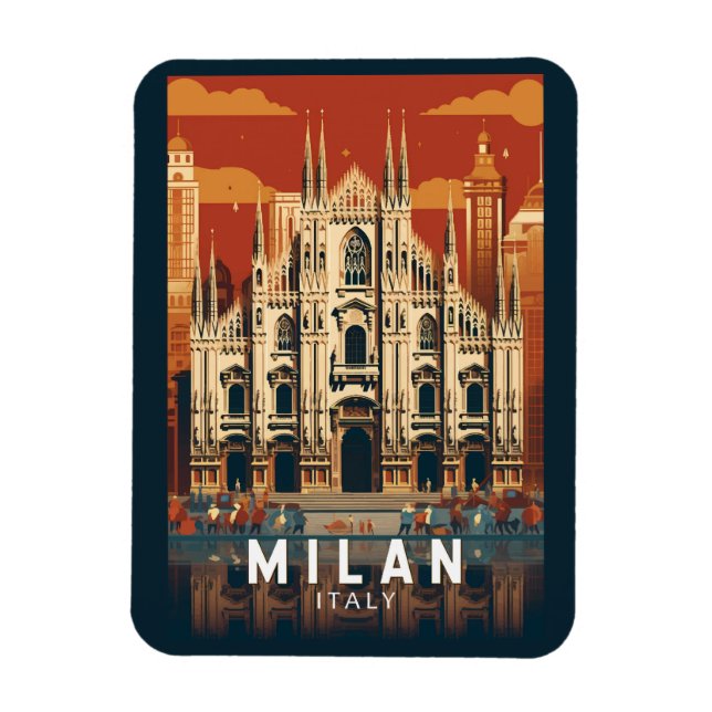 Mailand Italien Duomo di Milano Kunst, Dichtung un Magnet (Vertikal)