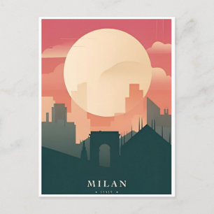 Mailand Italien Duomo di Milano Reise Kunst Vintag Postkarte