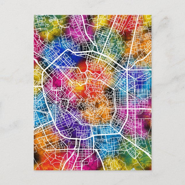 Mailand Italien Karte (Vorderseite)