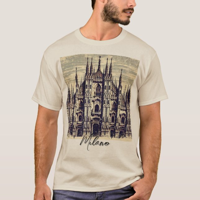 Mailand-Italien-T - Shirt (Vorderseite)