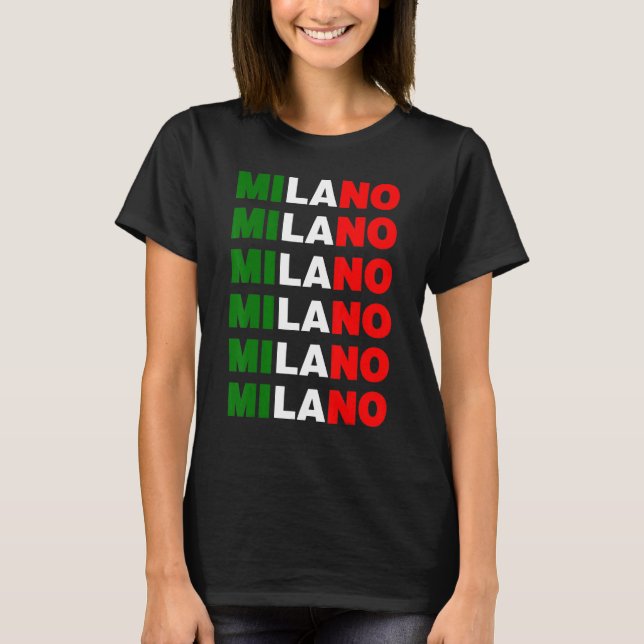 Mailand Italien T-Shirt (Vorderseite)