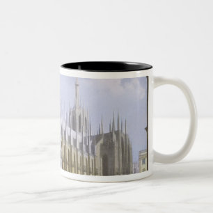 Mailand-Kathedrale 'von den Ansichten von Mailand Zweifarbige Tasse