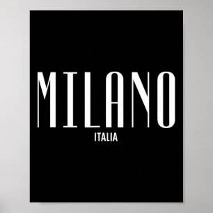 Mailand Mailand Italien Clic Grafikdesigner Mode S Poster
