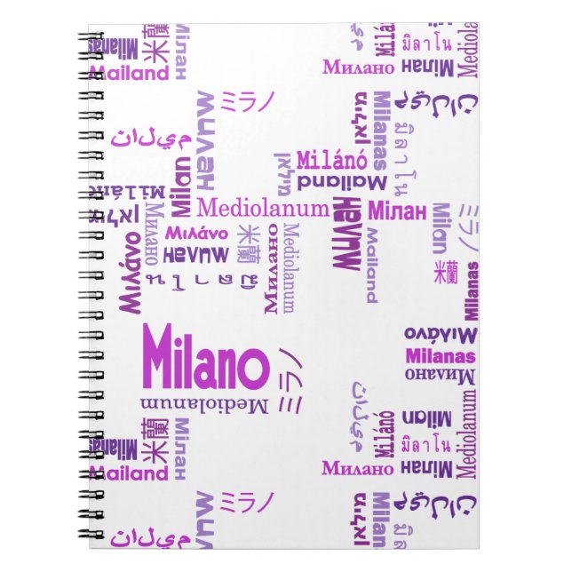 Mailand Notizblock (Vorderseite)