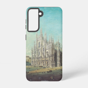 Mailand Piazza del Duomo 1850er Jahre von Carlo Bo Samsung Galaxy Hülle