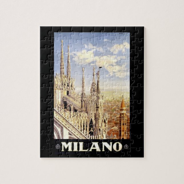 Mailand Vintag Reise (Vertikal)