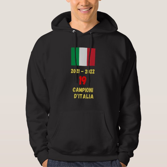 Mailänder Champions 2022 Hoodie (Vorderseite)