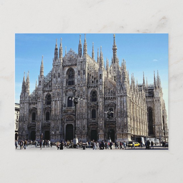 Mailänder Dom, Italien Postkarte (Vorderseite)