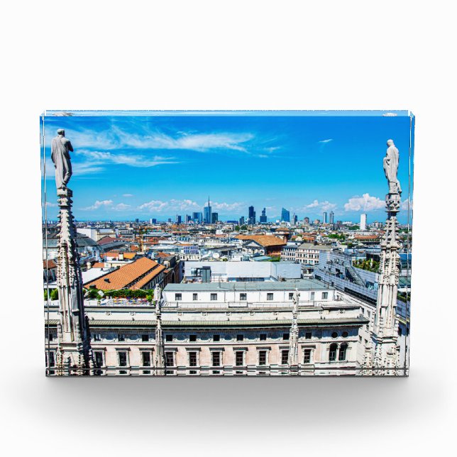 Mailänder Skyline Fotoblock (Vorderseite)