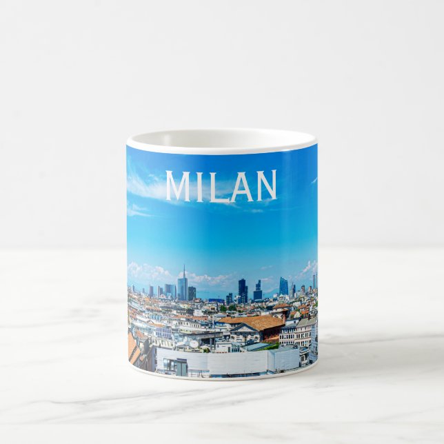 Mailänder Skyline-Tasse Kaffeetasse (Mittel)
