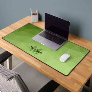 Maillon géométrique vert vert ombre Monogramme