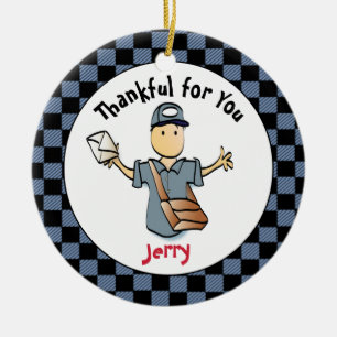 Mailman Dankeschön - Geschenk für Postarbeiter Kee Keramik Ornament