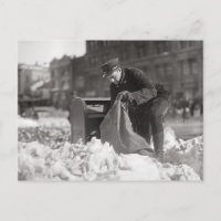 Mailman im Schnee, 1922