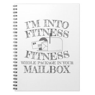 Mailman in die Fitness Ganzes Paket in Ihrem Postf Notizblock