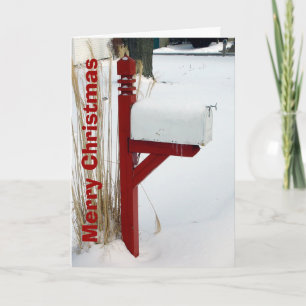 Mailman Weihnachtskarte Feiertagskarte