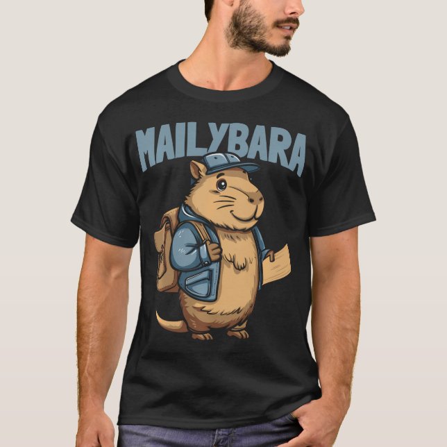 Mailybara Briefträger Postbote - Postmitarbeiter T-Shirt (Vorderseite)