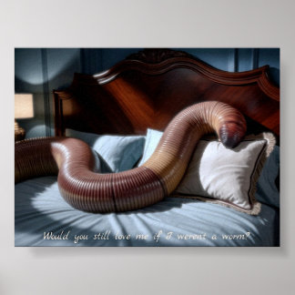 "M'aimerais-tu encore ?" Poster d'art de ver