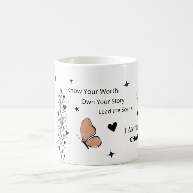Main Character Energy Motivational  Coffee Mug Kaffeetasse (Mittel)