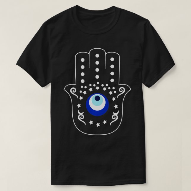 Main de Hamsa pour femmes Pullover anti-mauvais œi (Design devant)