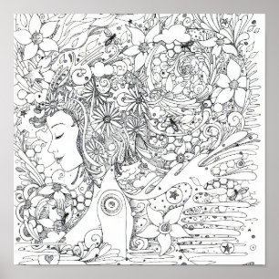 Main lente - affiche