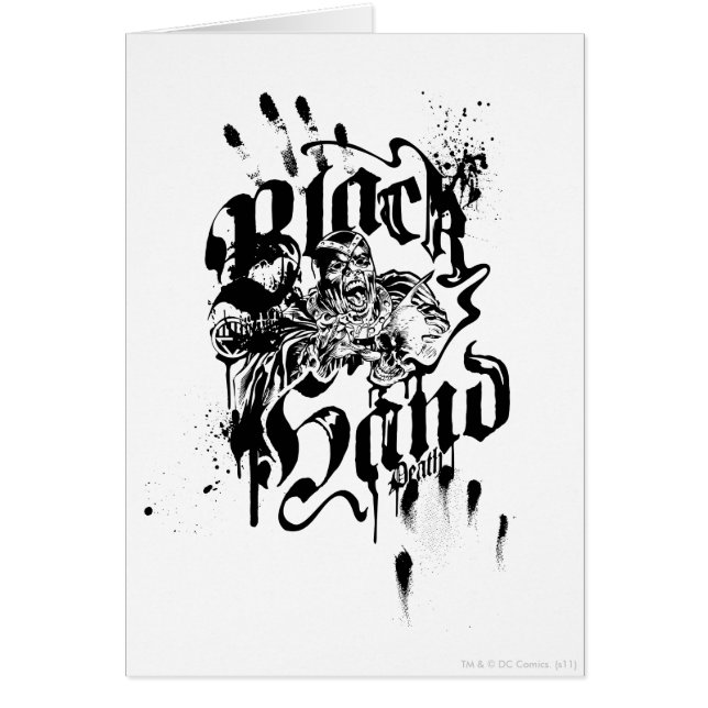 Main noire - Collage (Devant)