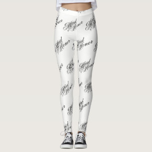 Main of Ehre Leggings - Black on White