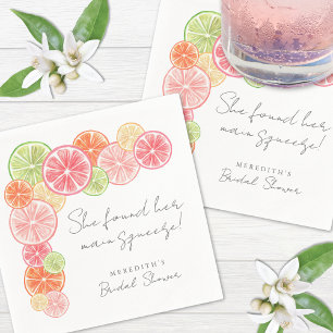 Main Squeeze Citrus Brautparty Serviette