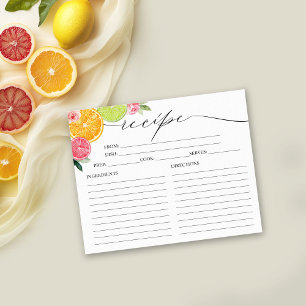 Main Squeeze Citrus Brautschauer Rezeptkarten