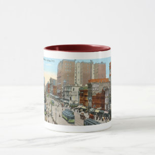 Main St., Buffalo 1913 Vintag Tasse