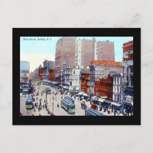 Main St Buffalo New York 1913 Vintage Postkarte