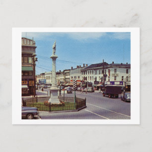 Main St., Danbury, Connecticut Vintage Postkarte