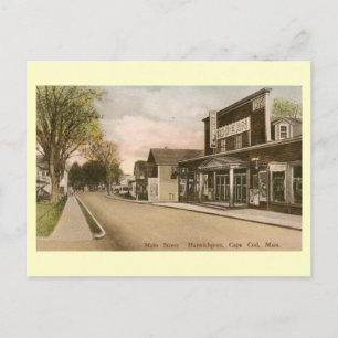 Main St., Harwich Port, Massachusetts Vintage Postkarte