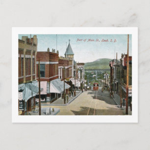 Main St., Lead, South Dakota Vintage Postkarte